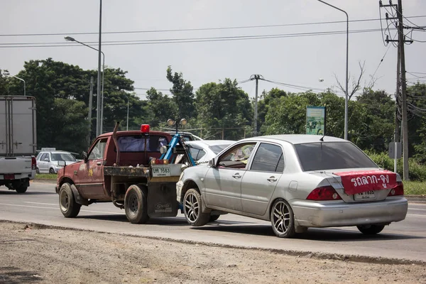 Chiangmai Thailandia Ottobre 2018 Carro Attrezzi Privato Trasporto Auto Emergenza — Foto Stock