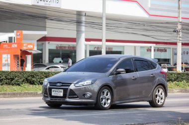 Chiangmai, Tayland - 8 Ekim 2018: Özel araba, Ford Focus. Fotoğraf Road Hayır 121 hakkında 8 km şehir merkezine Chiangmai, Tayland.