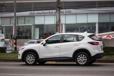 Chiangmai, Tayland - 30 Ekim 2018: Özel otomobil, Mazda Cx-5, cx5. Yol no.1001, Chiangmai iş alanı 8 km.