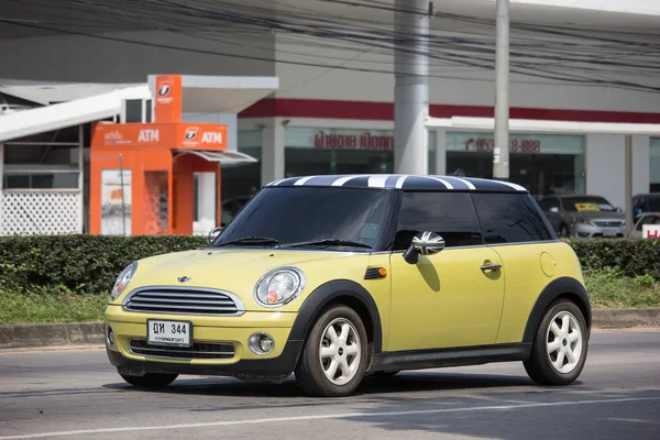 Chiangmai Thailandia Ottobre 2018 Private Car Mini Cooper Sulla Strada — Foto Stock