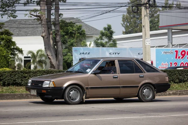 Chiangmai Thailand October 2018 Private Old Car Nissan Bluebird Road — Stock Photo, Image