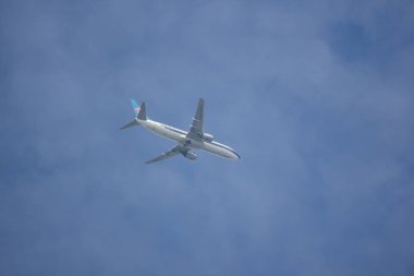 Chiangmai, Tayland - 11 Kasım 2018: B-5300 Boeing 737-800 Çin Güney havayolu şirketi. Nanning için Chiangmai Havaalanı'ndan çıkar.