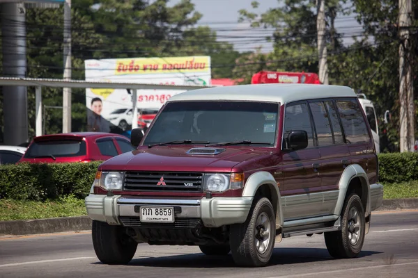 Chiangmai Thaïlande Novembre 2018 Voiture Privée Mitsubishi Pajero Suv Sur — Photo
