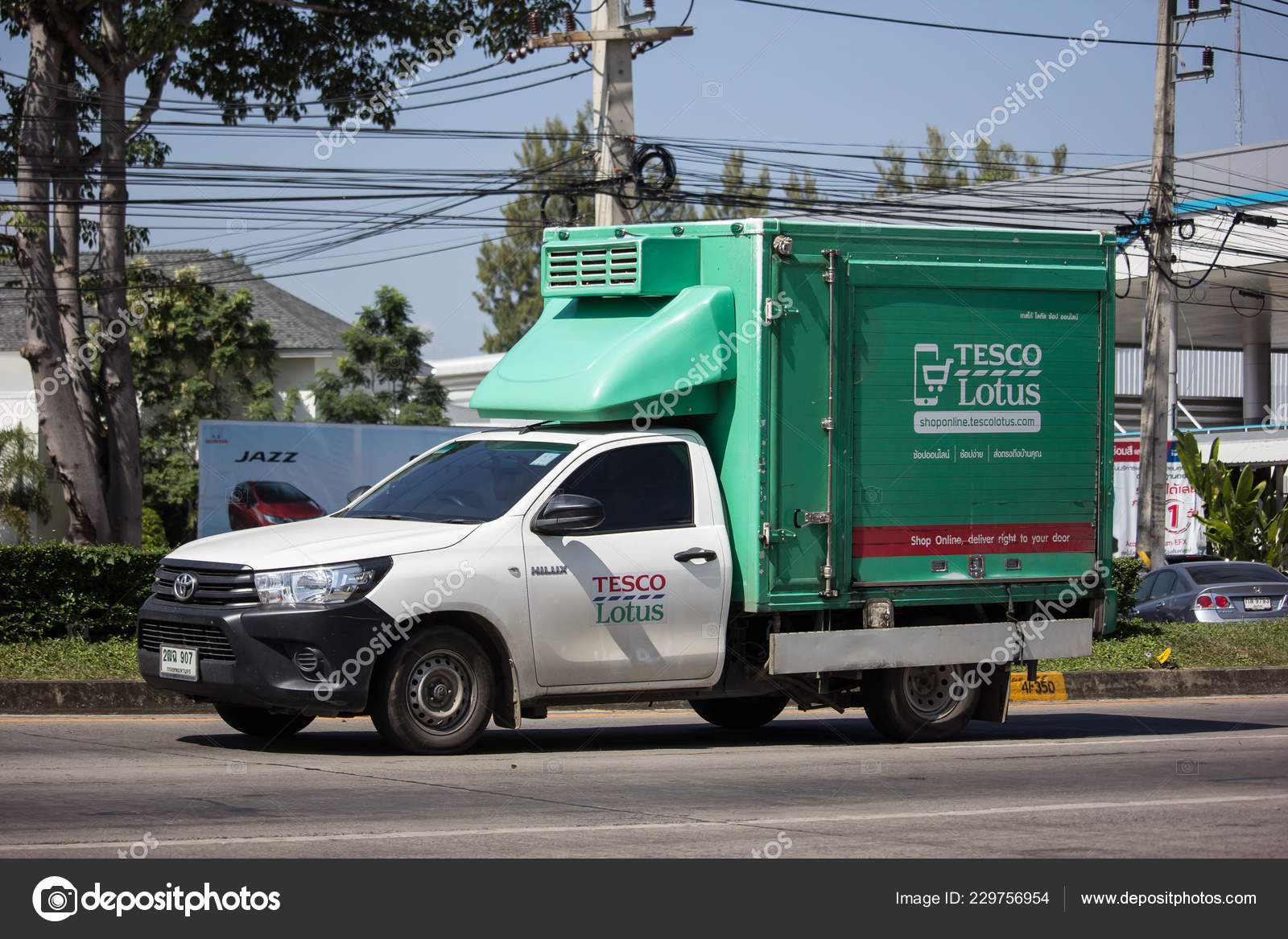 Chiangmai Thailand November 2018 Pickup Truck Container