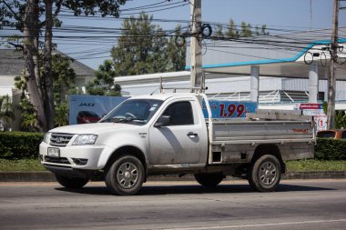Chiangmai, Tayland - 6 Kasım 2018: Özel Tata Xenon kamyonet. Fotoğraf Road Hayır 121 hakkında 8 km şehir merkezine Chiangmai, Tayland.