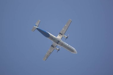 Chiangmai, Tayland - 23 Kasım 2018: Rdpl-34176 Atr72-500 Lao havayolları. Luang Prabang için uçuş Chiang mai.