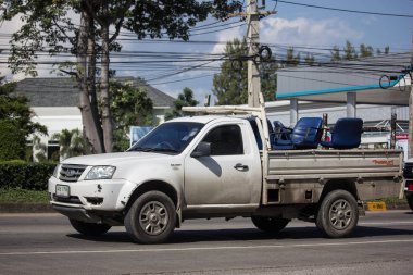 Chiangmai, Tayland - 15 Kasım 2018: Özel Tata Xenon kamyonet. Fotoğraf Road Hayır 121 hakkında 8 km şehir merkezine Chiangmai, Tayland.