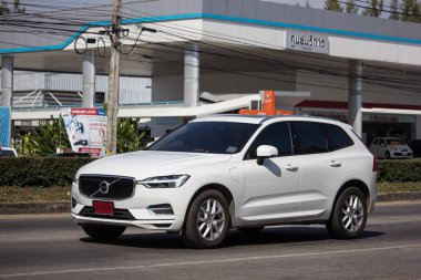 Chiangmai, Tayland - 26 Kasım 2018: Özel araba, Volvo Xc60. fotoğraf Road Hayır 121 hakkında 8 km şehir merkezine Chiangmai, Tayland.