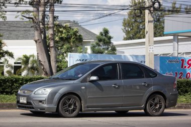 Chiangmai, Tayland - 15 Kasım 2018: Özel araba, Ford Focus. Fotoğraf Road Hayır 121 hakkında 8 km şehir merkezine Chiangmai, Tayland.