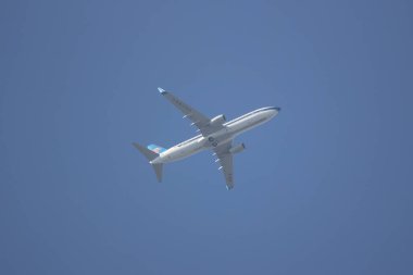 Chiangmai, Tayland - 23 Kasım 2018: B-1520 Boeing 737-800 Çin Güney havayolu şirketi. Nanning için Chiangmai Havaalanı'ndan çıkar.