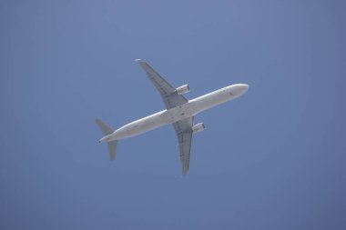 Chiangmai, Tayland - 29 Kasım 2018: Evaair, B-16206 Airbus A321. taipei Tayvan için Chiangmai Havaalanı'ndan çıkar.