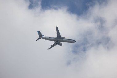 Chiangmai, Tayland - 26 Kasım 2018: B-5356 Boeing 737-800 Çin Güney havayolu şirketi. Nanning için Chiangmai Havaalanı'ndan çıkar.