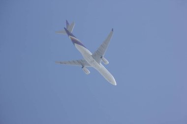 Chiangmai, Tayland - 29 Kasım 2018: Hs-Tbb Airbus A330-300 Tay Airways. Bangkok uçuş Chiang mai.