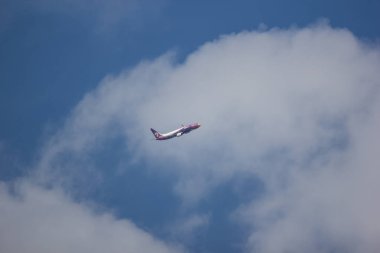 Chiangmai, Tayland - 14 Kasım 2018: Hs-Dbu Boeing 737-800 Nokair itibaren. Bangkok'a Chiangmai Havaalanı'ndan çıkar.