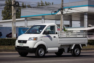 Chiangmai, Tayland - 26 Kasım 2018: Özel Suzuki Carry al araba. Fotoğraf Road'da yok 121 hakkında 8 km şehir merkezine Chiangmai Tayland.