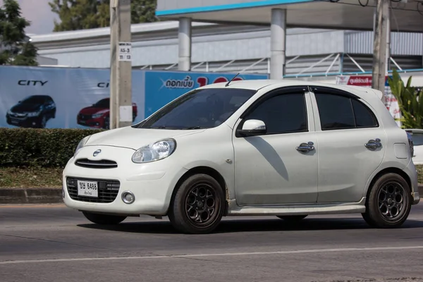 Chiangmai Tailandia Noviembre 2018 Eco Car Nissan March Carretera 1001 — Foto de Stock