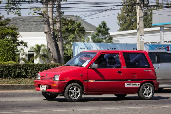 Chiangmai Thailand November 2018 Private Small City Car Daihatsu Mira — Stock Photo, Image