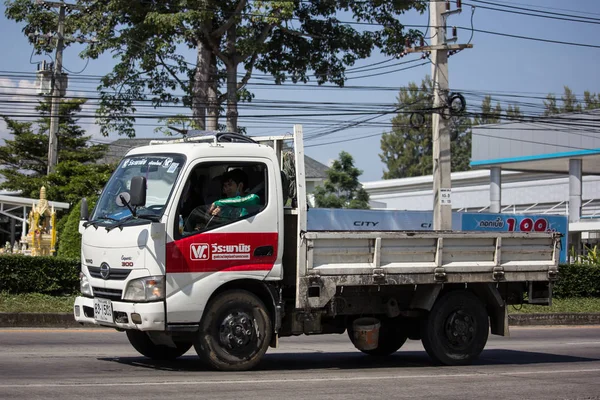 Chiangmai Tailândia Novembro 2018 Private Hino Cargo Truck Foto Estrada — Fotografia de Stock