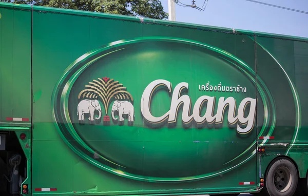Chiangmai Thailand November 2018 Vrachtwagen Van Tbl Thaise Drank Logistieke — Stockfoto