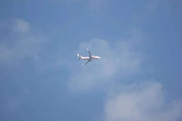 Chiangmai Tailândia Novembro 2018 Boeing 737 800 Ruili Airlines Descolagem — Fotografia de Stock