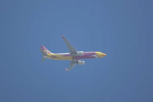 Chiangmai Tailândia Novembro 2018 Dbs Boeing 737 800 Nokair Descolagem — Fotografia de Stock