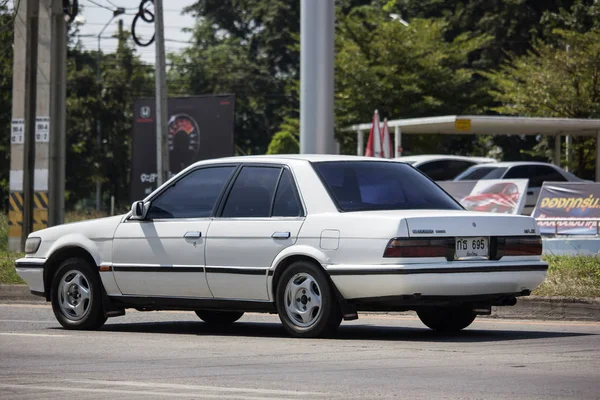 Chiangmai Tailândia Novembro 2018 Carro Velho Privado Nissan Bluebird Estrada — Fotografia de Stock