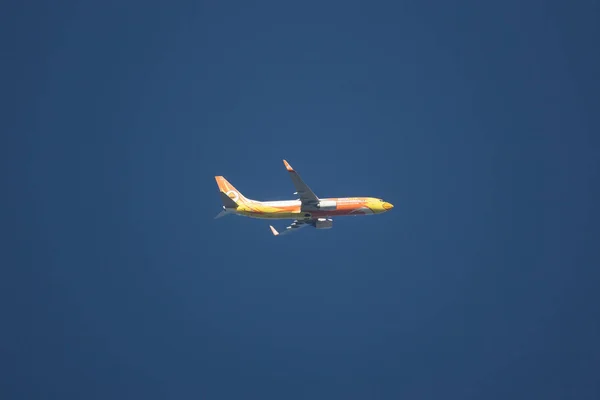 Chiangmai Tailandia Noviembre 2018 Dbt Boeing 737 800 Nokair Despegue — Foto de Stock