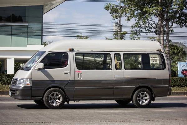 Chiangmai Tailandia Noviembre 2018 Furgoneta Escuela Privada Foto Carretera 121 — Foto de Stock