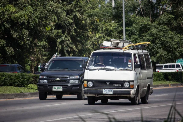 Chiangmai Thailand November 2018 Private Toyota Hiace Old Van Car — Stock Photo, Image