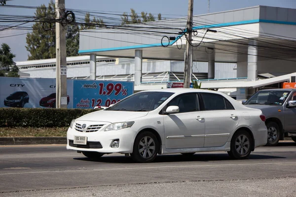 Chiangmai Tailandia Noviembre 2018 Coche Privado Toyota Corolla Altis Carretera — Foto de Stock