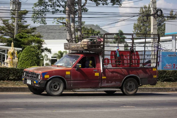 Chiangmai Thailand December 2018 Private Isuzu Old Pickup Car Photo — Stock Photo, Image