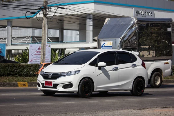 Chiangmai Tailândia Dezembro 2018 Cidade Privada Car Honda Jazz Automóvel — Fotografia de Stock