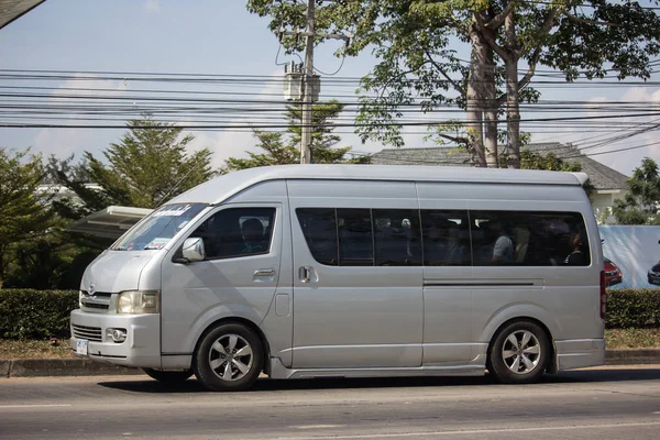 Chiangmai Thailand December 2018 Privat Toyota Commuter Van Foto Vägen — Stockfoto