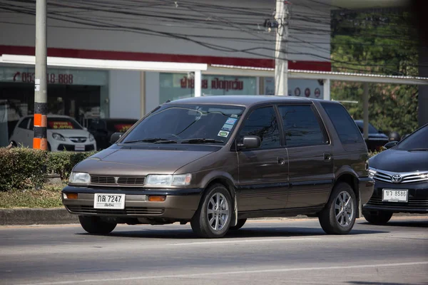 Chiangmai Thailand December 2018 Private Car Mitsubishi Space Wagon Photo — Stock Photo, Image