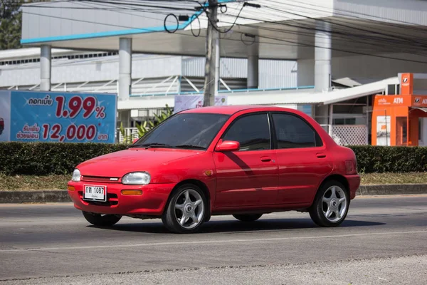 Chiangmai Thailandia Dicembre 2018 Vecchia Vettura Privata Mazda 121 Foto — Foto Stock