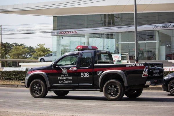 Chiangmai Tailandia Diciembre 2018 Coche Policía Real Policía Tailandesa Foto — Foto de Stock