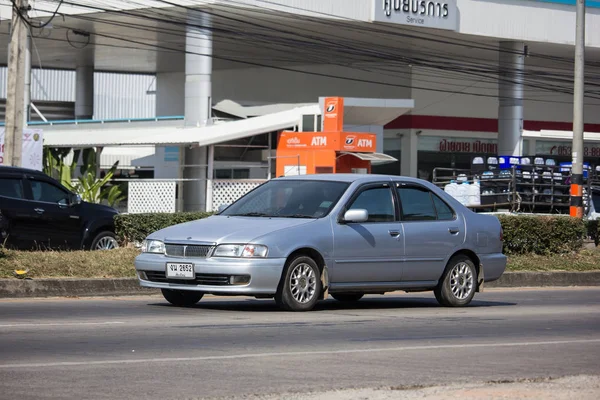 Chiangmai Tayland Aralık 2018 Özel Eski Araba Nissan Sunny Yol — Stok fotoğraf