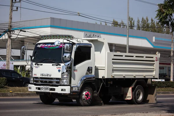 Chiangmai Tailândia Dezembro 2018 Private Isuzu Dump Truck Estrada 1001 — Fotografia de Stock
