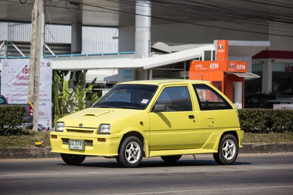 Chiangmai Tailândia Dezembro 2018 Private Small City Car Daihatsu Mira — Fotografia de Stock