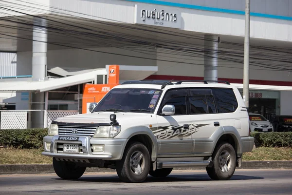 Chiangmai Thailand December 2018 Private Suv Car Toyota Prado Road — Stock Photo, Image