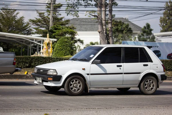 Чиангмай Таиланд Декабря 2018 Года Старый Частный Автомобиль Toyota Starlet — стоковое фото