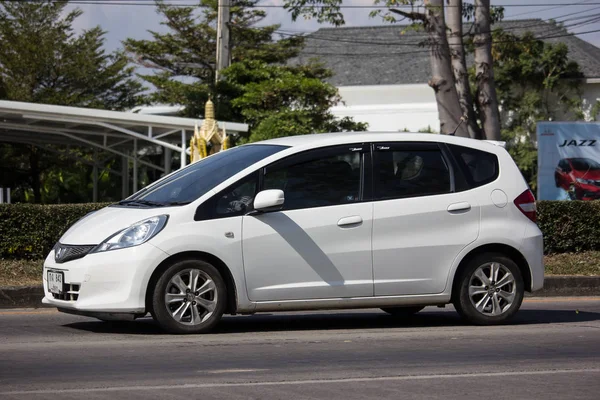 Chiangmai Tailandia Diciembre 2018 Ciudad Privada Car Honda Jazz Cinco — Foto de Stock