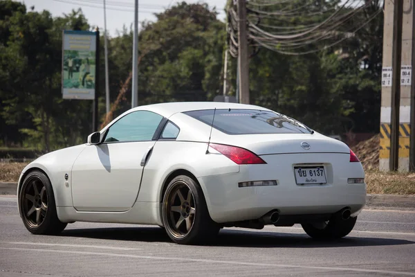 Chiangmai Tailândia Dezembro 2018 Private Racing Car Nissan 350Z Estrada — Fotografia de Stock