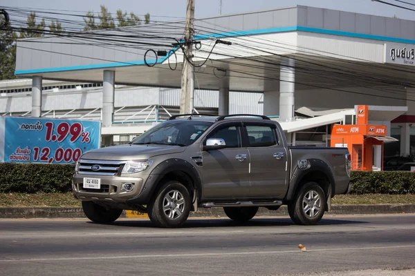 Chiangmai Tailândia Dezembro 2018 Private Pickup Car Ford Ranger Estrada — Fotografia de Stock