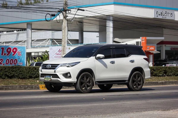 Chiangmai Tailandia Diciembre 2018 Toyota Fortuner Suv Car Privado Carretera — Foto de Stock