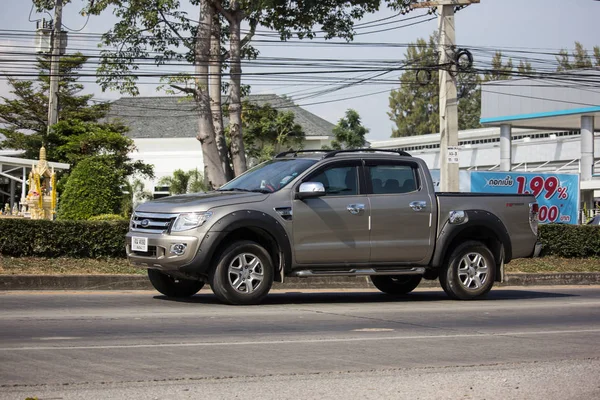 Chiangmai Tailândia Dezembro 2018 Private Pickup Car Ford Ranger Estrada — Fotografia de Stock