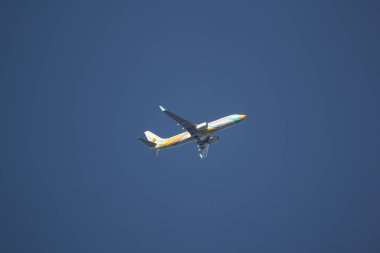 Chiangmai, Tayland - 15 Aralık 2018: Hs-Dbz Boeing 737-800 Nokair itibaren. Bangkok'a Chiangmai Havaalanı'ndan çıkar.