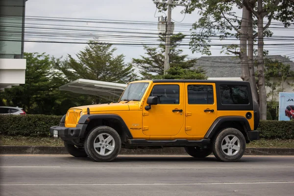 Chiangmai Thajsko Prosince 2018 Soukromé Jeep Auto Wrangler Sport Foto — Stock fotografie