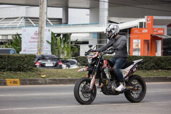 Чиангмай Таиланд Декабря 2018 Года Частный Гоночный Мотоцикл Honda Photo — стоковое фото