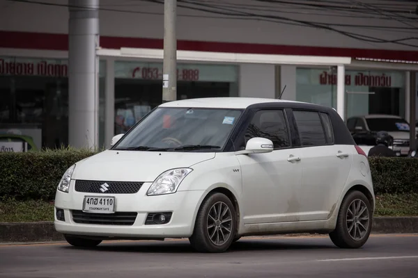 Chiangmai Thailand December 2018 Private Eco City Car Suzuki Swift — Stock Photo, Image